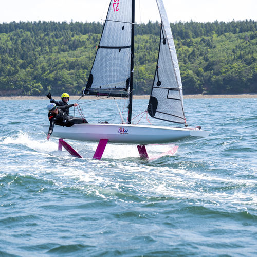 Deriva per due persone - RACE VERSION - Birdyfish - con foil / da regata / 470