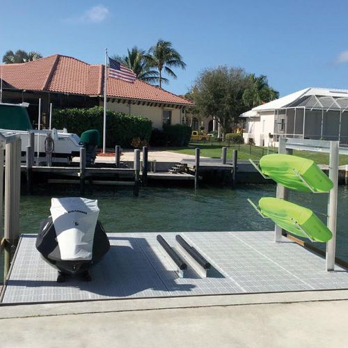 Ascensore per barche - V2 - Golden Dock Stabilizers - per acquascooter / da installare su pontile / su misura