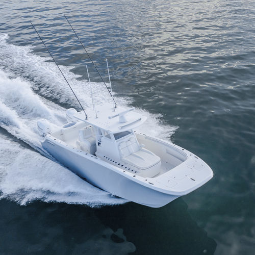 Cabinato catamarano - 33′ - Invincible Boat Company - fuoribordo / bimotore / open