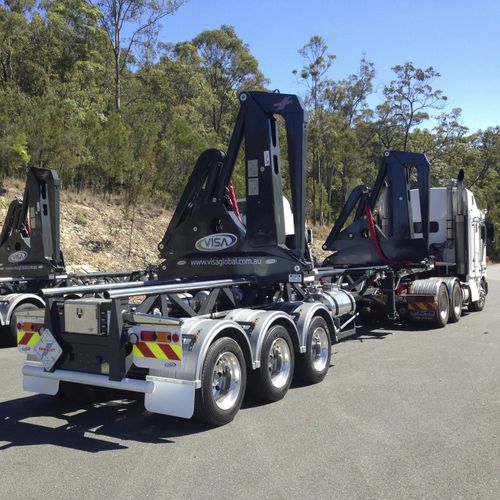 Carrello portacontainer - HC4020 - SWINGLIFT - per cantiere navale / per terminale portuario / con caricamento laterale