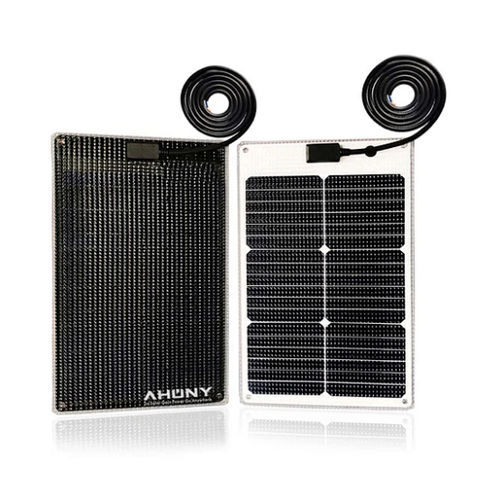 Pannello solare semiflessibile - eMarvel-20w - SHENZHEN AHONY POWER CO.,LTD - in silicio monocristallino / 36 celle / per barca