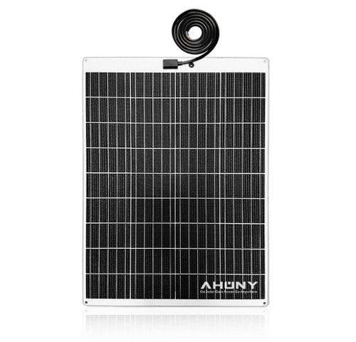 Pannello solare semiflessibile - eMarvel M150w - SHENZHEN AHONY POWER CO.,LTD - in silicio monocristallino / 36 celle / per barca