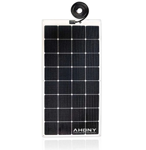 Pannello solare semiflessibile - eMarvel 120w - SHENZHEN AHONY POWER CO.,LTD - in silicio monocristallino / 32 cellule / per barca