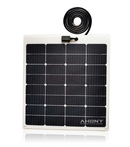 Pannello solare rigido - eMarvel 60W - SHENZHEN AHONY POWER CO.,LTD - in silicio monocristallino / 36 celle / per barca