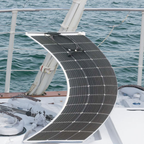Pannello solare semiflessibile - eGo S100W - SHENZHEN AHONY POWER CO.,LTD - in silicio monocristallino / 33 cellule / per barca