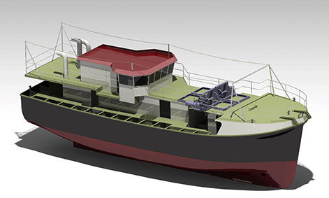 Barca professionale tonniera - Chokka  - Sachal Shipyard - entrobordo