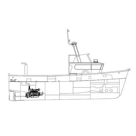 Barca professionale tonniera - 077 - Sachal Shipyard - entrobordo
