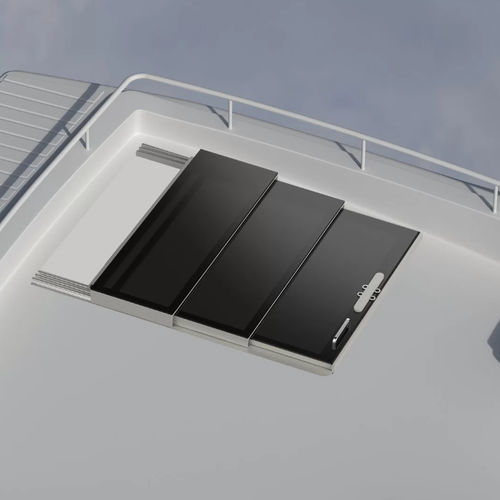 Porta per yacht - Triple Motion - parema - per barca / scorrevole / in acciaio