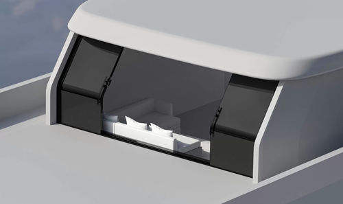 Porta per yacht - Grand Flow - parema - per barca / scorrevole / vetrata