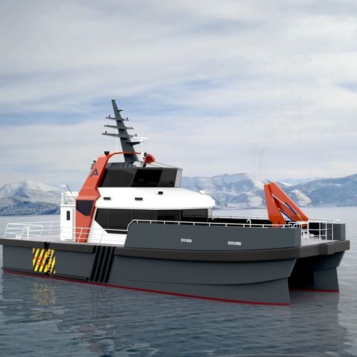 Barca professionale barca per trasporto equipaggio - WX240  - Nova Shipyard - imbarcazione di servizio / catamarano / ibrida diesel-elettrica