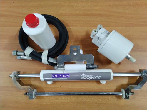 Timoneria per barca a motore - RAPID PRINCE - Mac-N-Hom Marine Equipments P Ltd - per motore fuoribordo / idraulica