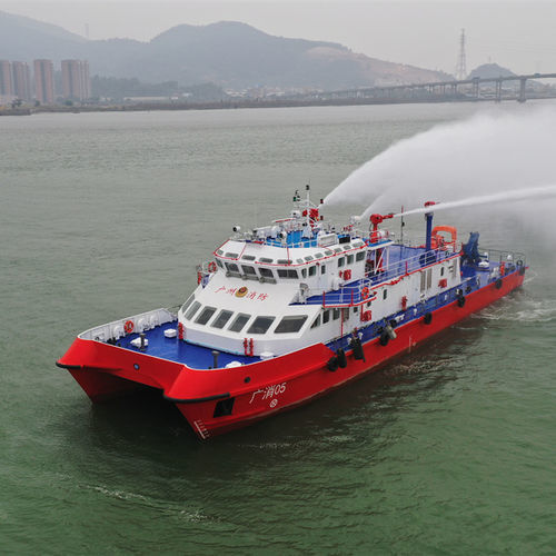 Nave antincendio catamarano - 38.5 - JIANGLONG SHIPBUILDING CO., LTD. - in alluminio / in acciaio