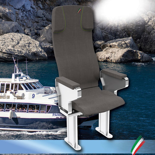 Sedile avvolgente - Ischia - MK Seats GmbH - per nave passeggeri / con braccioli / con schienale alto