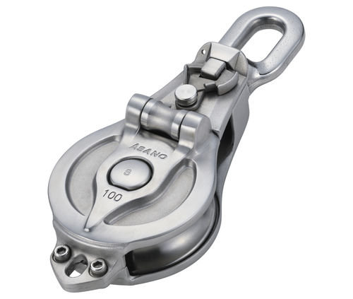 Bozzello singolo - AK10202 - ASANO GLOBAL CO. LTD. - apribile / con girella / a cuscinetti