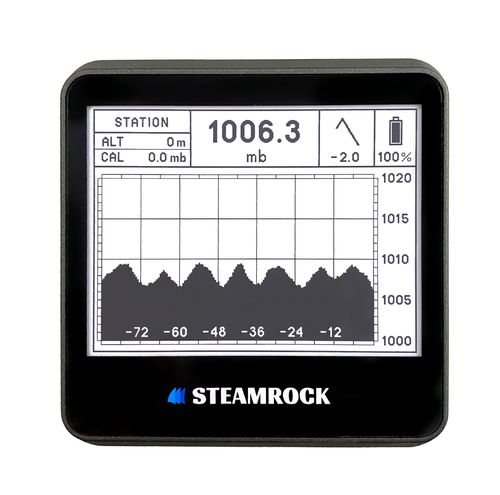 Barografo digitale - Dark Gray - Steamrock