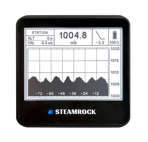 Barografo digitale - Black - Steamrock
