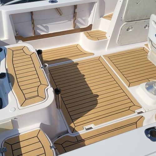 Pannello per rivestimento ponti - Template - ISOTEAK - in teak / sintetico / in PVC