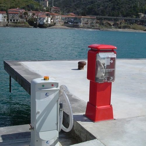 Sistema di scarico fisso - SUCTION COLUMNS - Sanitrade - per marina / per barca