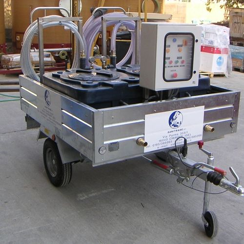Sistema di scarico mobile - IMPIANTO CARRELLABILE  - Sanitrade - per marina / per acque reflue