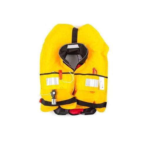 Giubbotto di salvataggio gonfiabile - Zhenjiang Longyear Marine Equipment Co.,Ltd - 275 N / unisex / giallo
