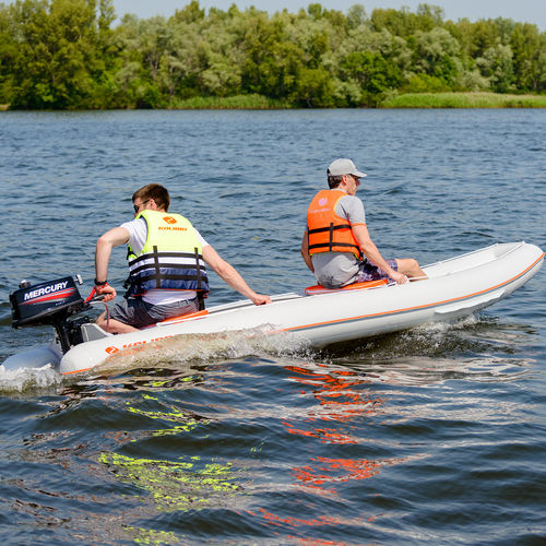 Canoa gonfiabile - KM-390C - KOLIBRI - multiuso / 3 posti / verde