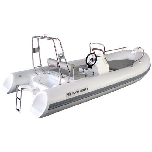 Gommone RIB - W480UT - KOLIBRI - fuoribordo / a benzina / con console laterale