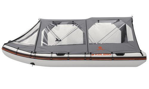 Tendalino parasole per barca a motore - 33.23 series - KOLIBRI - per cabina di pilotaggio / grigio