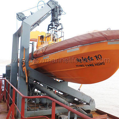 Gruetta per barca di salvataggio - NM series - Ningbo New Marine Lifesaving Equipment Co., Ltd. - per zattera di salvataggio / idraulica / a gravità