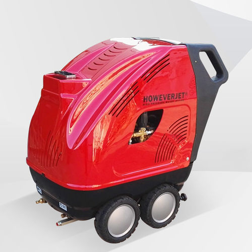 Pulitore ad alta pressione per cantiere navale - EH210P - HOWEVERJET - mobile / ad acqua calda / con motore elettrico