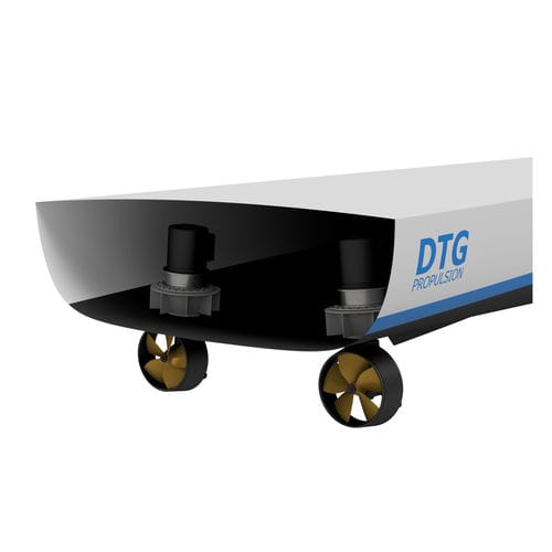 Propulsore azimutale - DA-0250 - DTG Propulsion BV - timone / da incasso / per barca professionale