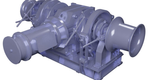 Salpa ancora elettrico - GMB-ND - United Marine Suppliers Co., LTD. (UMS) - per nave / orizzontale / sovracoperta