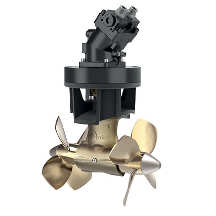 Propulsore azimutale - QSH 400-300 - QS SEAMASTER - a tunnel / per barca / idraulico