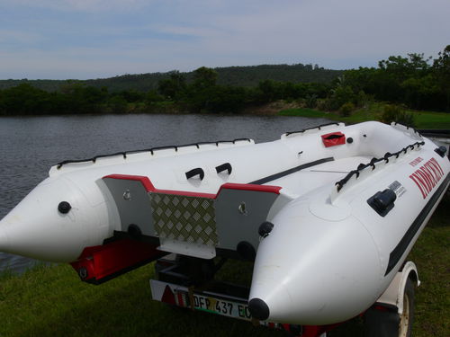 Gommone catamarano - 4.1m Aquacat - Aquarius Inflatables - fuoribordo / semirigido / open
