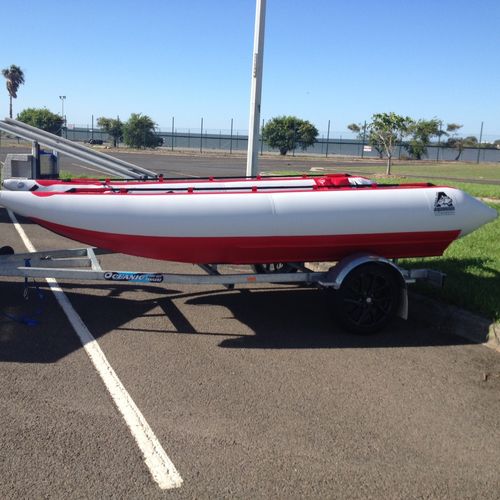 Gommone catamarano -  4.4m Aquacat - Aquarius Inflatables - fuoribordo / open / sportivo