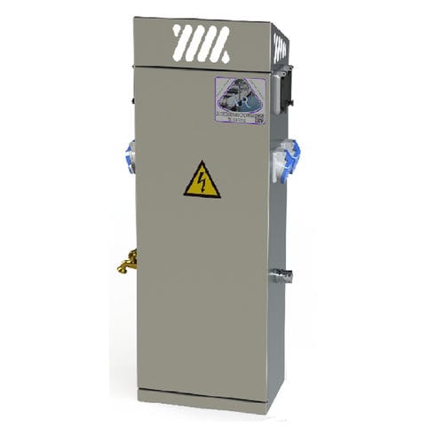 Colonnina di distribuzione elettrica - BE 21 - ARMARINA - di distribuzione di acqua / per pontile / in acciaio inossidabile