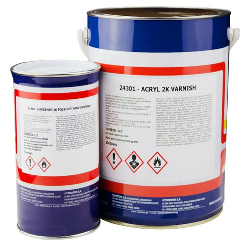 Vernice trasparente per barca - 2K - Hydroton SA - per legno / acrilica / bicomponente