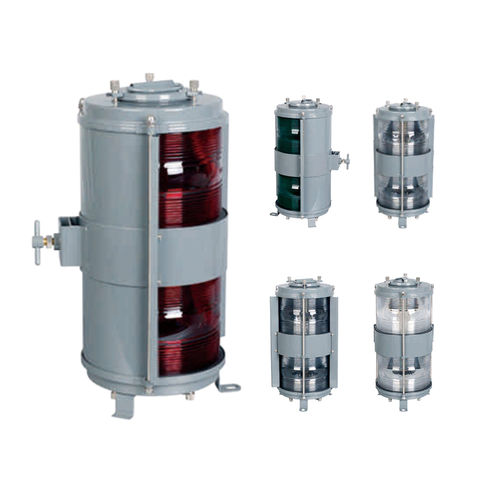 Luce di navigazione per nave - IMPA370421 CXH-10B - Zhejiang Bozhou Marine Electric Technology Co., Ltd. - a incandescenza / bianca / rossa