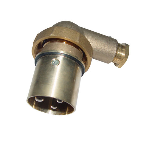 Presa elettrica stagna per nave - IMPA 792852 brass - Zhejiang Bozhou Marine Electric Technology Co., Ltd. - maschio