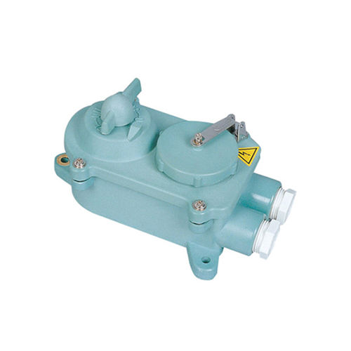 Presa elettrica stagna per nave - KZ-S2MR - Zhejiang Bozhou Marine Electric Technology Co., Ltd. - per barca / femmina / con interruttore