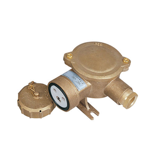 Presa elettrica stagna per nave - CZH series - Zhejiang Bozhou Marine Electric Technology Co., Ltd. - per barca / per pontile / femmina