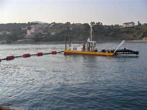 Barca professionale barca da lavoro - SGT 180 - Italdraghe - chiatta da lavoro / imbarcazione di servizio / draga aspirante refluente con disgregatore