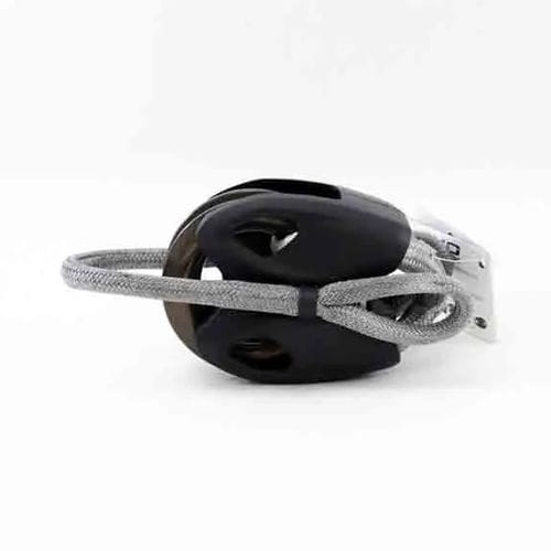 Bozzello singolo - IB_S5.4_14_BT - INO-ROPE - a bassa frizione / con arricavo / ad asse tessile