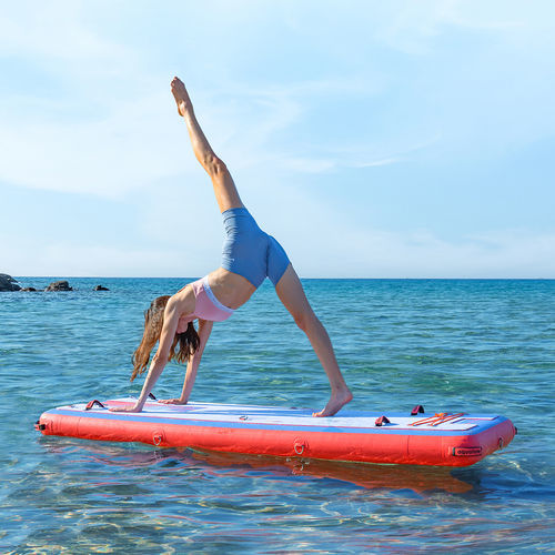 Piattaforma gonfiabile - FLUID - Aquatone - in espanso / per fitness