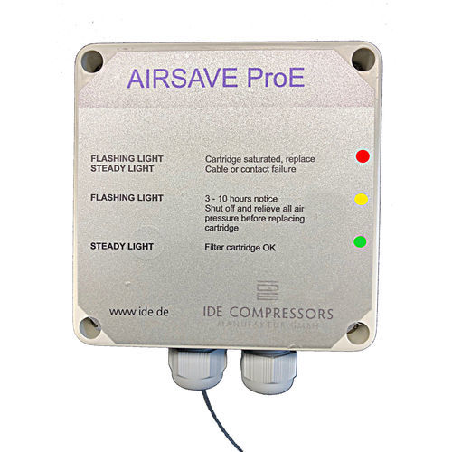 Rivelatore di gas - AIRSAVE PRO E - IDE-COMPRESSORS e.K. - per aria compressa / per aria respirabile