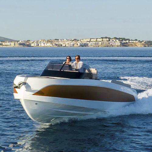 Cabin-cruiser fuoribordo - ZEPHYR900 SPACE - Zephyr boats  - open / con dual console / sportivo