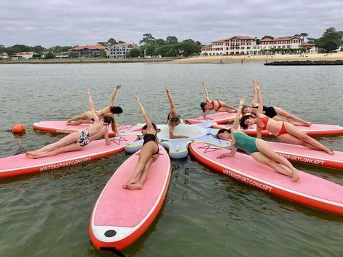 Stand-up paddle gonfiabile - YOH-GHA - WATERSPORT CONCEPT - per yoga / per adulto / in PVC