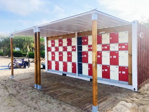 Armadio di conservazione per base turistica sportiva - WATERSPORT CONCEPT - per barca / per porto / per marina