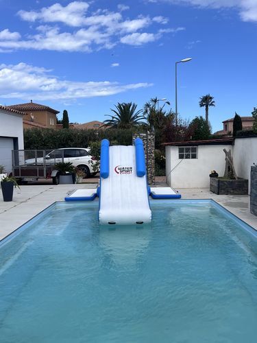 Piattaforma gonfiabile - WATERSPORT CONCEPT - per base turistica sportiva / in PVC / in tessuto spalmato PVC