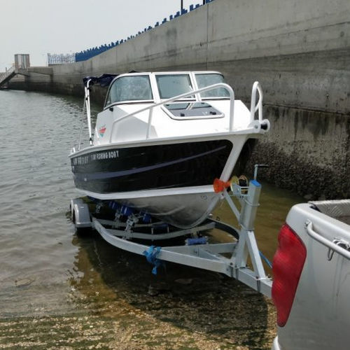 Lancia fuoribordo - PIONEER 580 - Qingdao Allheart Marine Co., Ltd. - open / con dual console / da pesca sportiva