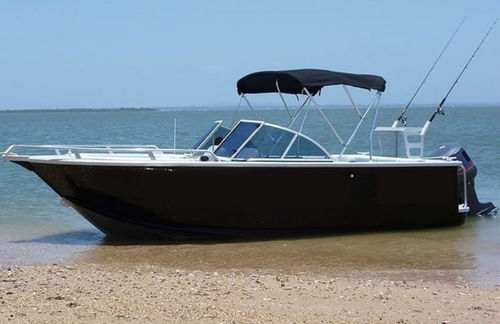 Lancia fuoribordo - RAMBLER 420 - Qingdao Allheart Marine Co., Ltd. - open / con dual console / da pesca sportiva